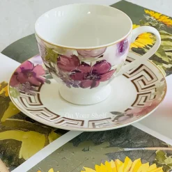 Amethyst Reverie TeaCups (Set Of Six TeaCups & Saucers)