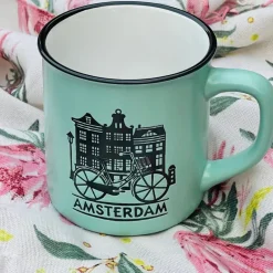 Amsterdam Aqua Mug (single piece)