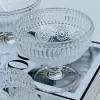 Baroque Dessert Bowls (set of six with stem)