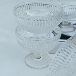 Baroque Dessert Bowls (set of six with stem)