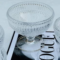 Baroque Dessert Bowls (set of six with stem)
