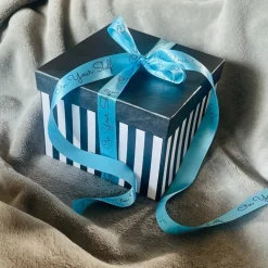 Black & White Striped Box