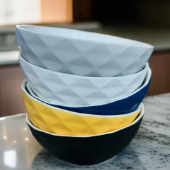 Black Diamond Cut Bowl (single)