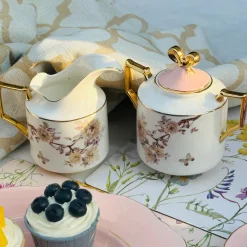 Blush Petal Elegance (24 piece tea set)