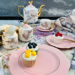 Blush Petal Elegance (24 piece tea set)