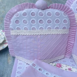 Blushing Circle TeaCozy Milk pot Cover Set