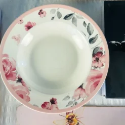 Blushing Garden (18 piece plate set)