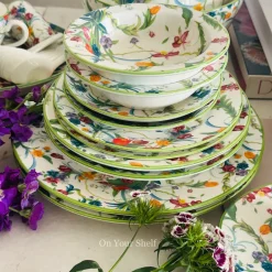 Botanical Paradise Dinner Set (83 Piece Dinner Set)