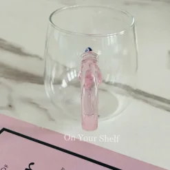 Charm Pink Flamingo Glass (Set Of Six)