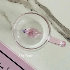 Charm Pink Flamingo Glass (Single Mug)