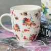 Coffee Mug Roses Bouquet-Pink (single piece)