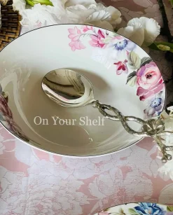 Colourful Dream Pink & Blue Floral Dinner Set (61 piece for 8 people)