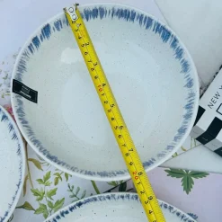 Creme Blue Salad Bowl 8 Inches Single