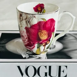 Crimson Petal Charm (single mug)