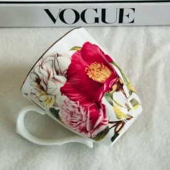 Crimson Petal Charm (single mug)