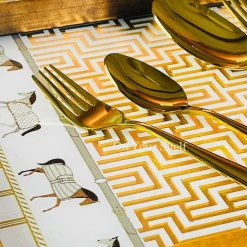 Cutlery Set Gold TDL-Dessert Forks