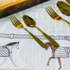 Cutlery Set Gold TDL-Dinning Forks