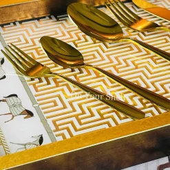 Cutlery Set Gold TDL-Dinning Forks