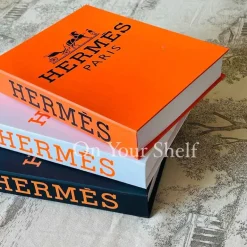 Decorative Hermes Books - Orange