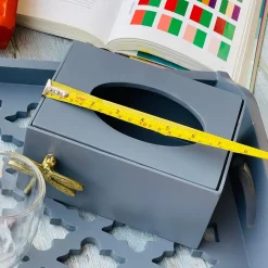 Dragonfly Laser Cut Tissue Box In Grey
