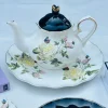 English Rose Garden - Midnight Rose Charm (24 piece tea set)