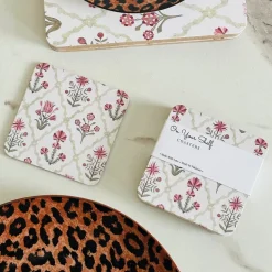 Ethnic Floral Charm Coasters (Pack Of Six)