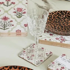 Ethnic Floral Charm Coasters (Pack Of Six)
