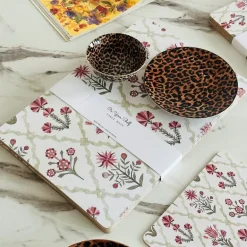 Ethnic Floral Charm Table Mats (Pack Of Six)