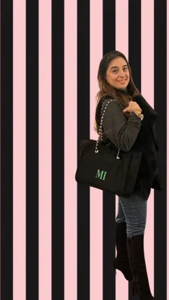 Exclusive Initial Customized Bag (Black)