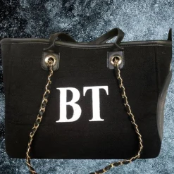 Exclusive Initial Customized Bag Black(Initials to be customised)