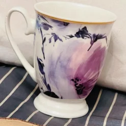 Floral Mugs - Set of Four