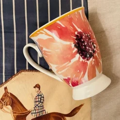 Floral Mugs - Set of Four