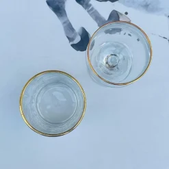 Glasses - Timeless Gold Rimmed Tumbler 3mm