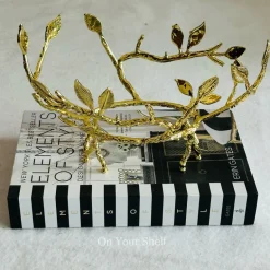 Golden Leaf Cradle Bowl