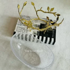 Golden Leaf Cradle Bowl