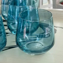 Grace Blue Glasses (set of six)