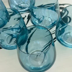 Grace Blue Glasses (set of six)