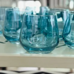 Grace Blue Glasses (set of six)