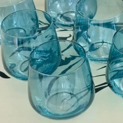 Grace Blue Glasses (set of six)