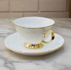Hello Morning (set of six cups and saucers)