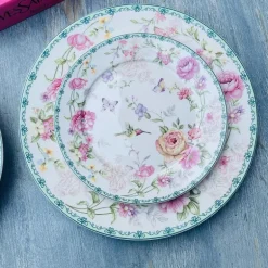 Humming Bird Love II (18 Piece Plate Set & Bowls)