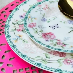 Hummingbird Garden - 18 Piece Plate Set