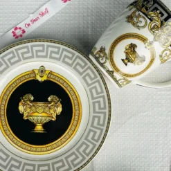 Italia Black & Gold Mugs