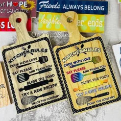 Kitchen Boards - Kitchen Rules Colored