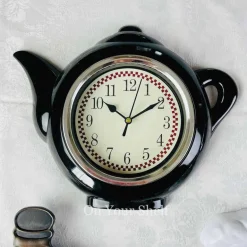 Kitchen Clock Small Teapot