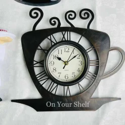 Kitchen Clock Tea Cup