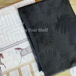 LCW Home Black Zebra Table Cloth 57x79