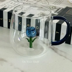 Little Blue Tulip Charm Mug(Single Piece)