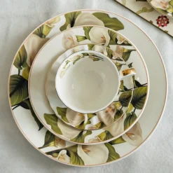 Magnolia Leaf Whisper (24 piece tea set)