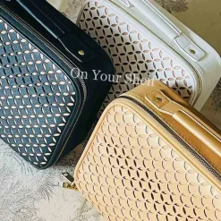 Make Up Storage and Travel Bag - Gold